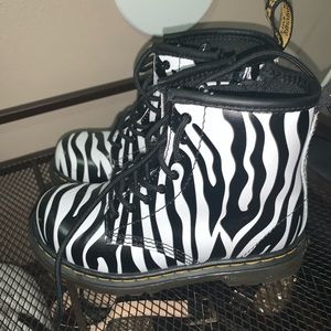 Zebra Print Brooklee DrMartens